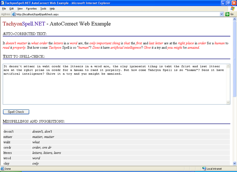 TachyonSpell.NET Screenshot